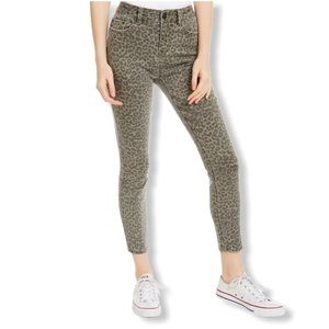 Índigo Rein Junior’s Leopard-Print Cropped Skinny